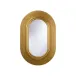 Bronte Gold Oval Mirror