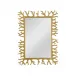 Leilani Gold Rectangular Mirror