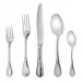 Marly Sterling Silver 5-Pc Setting (Dinner Fork, Dinner Knife, Place Soup Spoon, Salad Fork, Teaspoon)