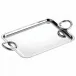 Vertigo Tray With Handles 26X20 Cm Silverplated