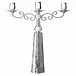 Jardin D'Eden Three Light Candelabra Silverplated