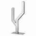 Arborescence Two Light Candelabra Stainless Steel