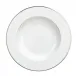 Albi Rimmed Soup Plate Porcelain Platinum