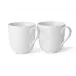 White Fluted Half Lace Cup 37 cl 12.5 oz 2 pack