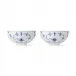 Blue Fluted Plain Rice Bowl 30 cl 10.14 oz, 11 cm 4.33 in 2 pack