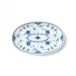 Blue Fluted Half Lace Assiette, 23.5 cm