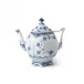 Blue Fluted Full Lace Teapot 70 cl