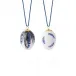 Spring Collection 2025 Egg, Eurasian Jay Feathers, 6 cm 2.36", 2 pcs