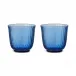 Waves Water Glass, Blue, 22 cl, 2 pcs