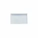 Lagoa Ecogres White Rect. Tray 7.25'' x 4.5'' H1''