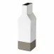 Plano White Vase 3.75'' x 3.75'' H11.75'' | 52 Oz.