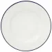 Beja White & Blue Bread Plate D5.75'' H1''