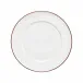 Beja White & Red Charger Plate/Platter D13'' H1''