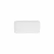 Beja White & Cream Rect. Tray 8.75'' x 4.25'' H0.75''