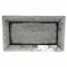 Madeira Grey Rect. Tray 16'' x 9.5'' H1.25''