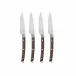 Steak Knives Collection Vintage Matte Set 4 Rosewood Steak Knives 9'' T0.01''