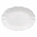 Rosa White Oval Platter 12.25'' x 15.75'' H1.75''