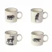Elements Fauna Set 4 Mugs 5'' x 3.75'' H3.5'' | 12 Oz.