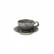 Madeira Grey Tea Cup And Saucer 5.5'' x 4.25'' H2.5'' | 8 Oz. D6.5''