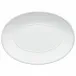 Friso White Oval Platter 16.25'' x 11.75'' H1.5''