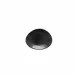 Livia Matte Black Oval Plate 6'' x 4.75'' H1''