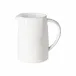 Livia White Pitcher 3.75'' x 8'' H8.25'' | 74 Oz.