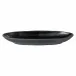 Livia Matte Black Oval Platter 13'' x 4.25'' H2''