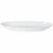 Livia White Oval Platter 16.25'' x 5.75'' H2''