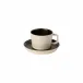 Nótos Latitude Black Tea Cup And Saucer 4.5'' x 3.5'' H2.5'' | 7 Oz. D6''