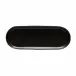 Nótos Latitude Black Oval Tray 10'' x 3.5'' H1''