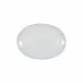 Pearl White Oval Platter 13.5'' x 9.75'' H1.5''