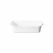 Pearl White Rect. Baker 10.75'' x 6.75'' H2.5''