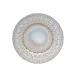 Cristal Nacar Salad/Dessert Plate D8.75'' H1''