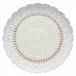 Cristal Nacar Round Platter D15.5'' H1.5''