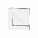Bella Black Napkin 100% Li Overlock 19.75'' x 19.75''