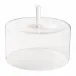 Coupole Clear Glass Dome D11.75'' H9'' (Handle 2.25'')