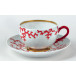 Cristobal Red Tea Saucer Extra Diam 6.1 in