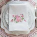 Vintage Floral, White (Pink) 20" Square Napkin