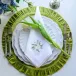Daisy Bouquet White (White) Large Napkin