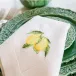 Lemon Branch White (Yellow) Large Napkin
