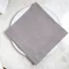 Hemstitch Grey Large Napkin