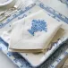 Burano Urn Cream (Blue) Large Napkin