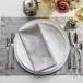 Hemstitch Grey Placemat