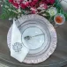 Round Ruffle, Velvet Dusty Pink 18" D Placemat