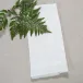 Provence, Off White, Ruffle and Fringe 17" x 29" Linen Hand Towel