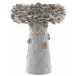 Oyster Shell Medium Bird Bath