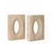 Demi Travertine Bookends Set of 2