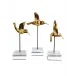 Gold Hummingbirds Set of 3