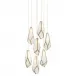 Glace White Round 7-Light Multi-Drop Pendant