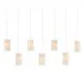 Escenia Rectangular 7-Light Multi-Drop Pendant